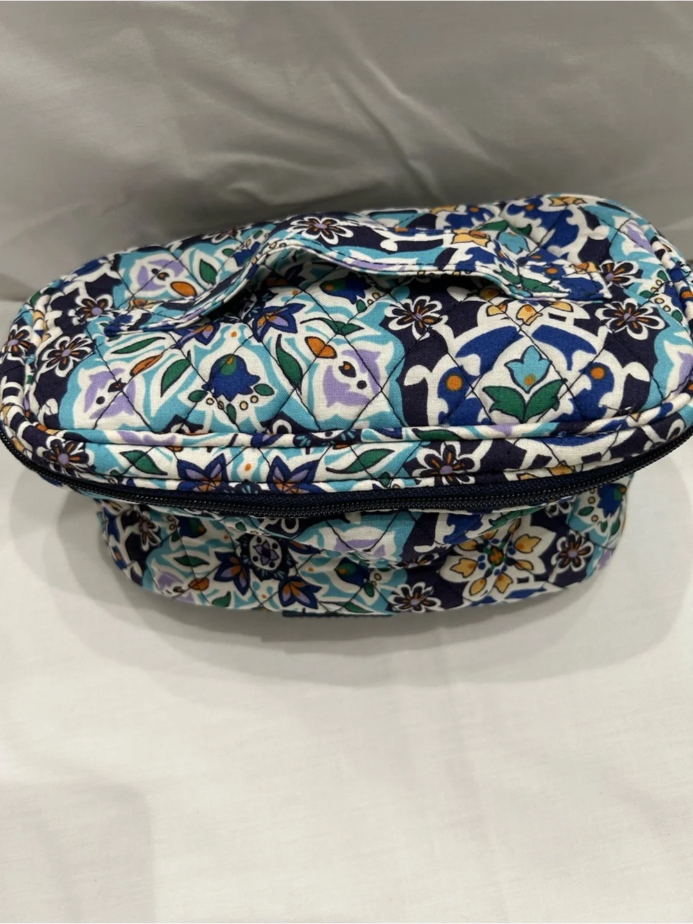 Vera Bradley Quilted Floral Train Case